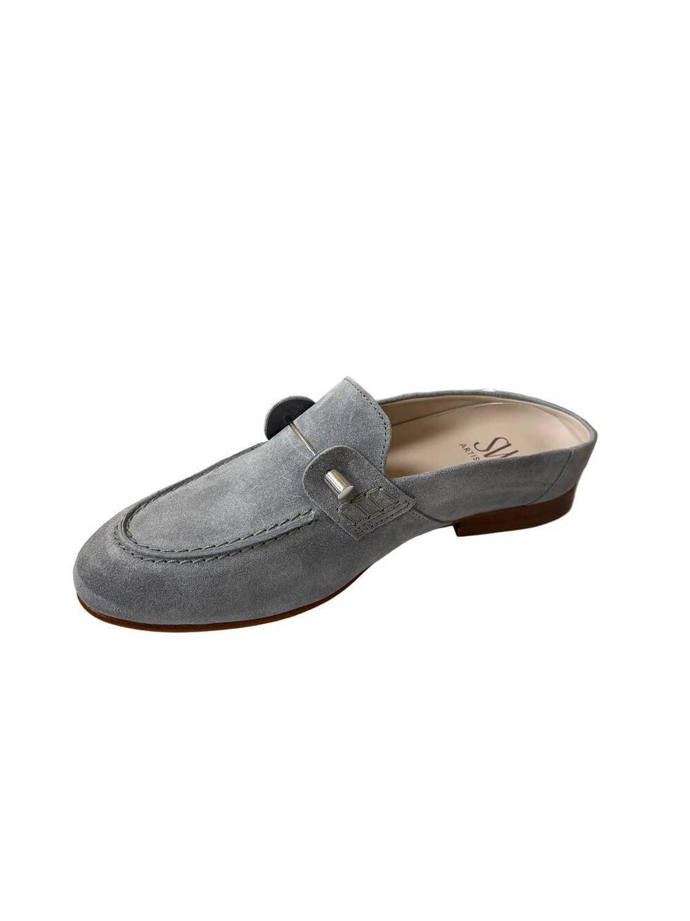 NEW SOFTWAVES women's sarita suede slide in silene
